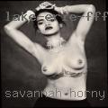 Savannah horny girls